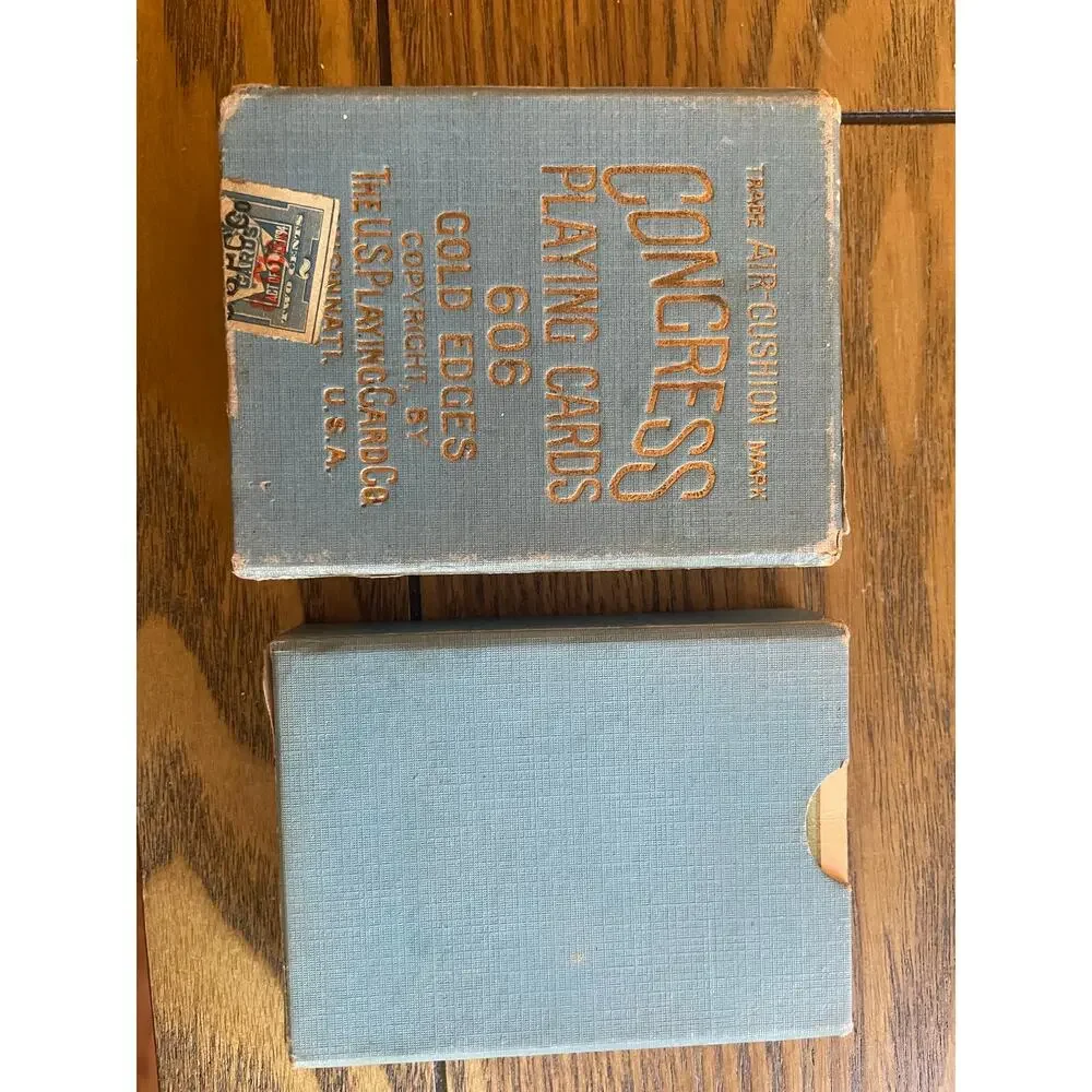 Antique Congress 606 Diana Playing Cards Complete Deck Joker Original Box